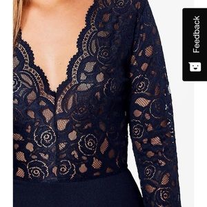 Boohoo lace bodysuit NWT!